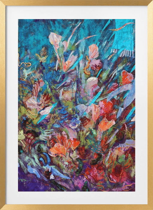 Efflorescence Framed Art Wall Decor