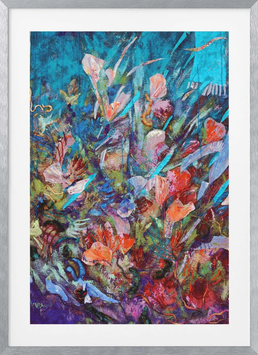 Efflorescence Framed Art Wall Decor