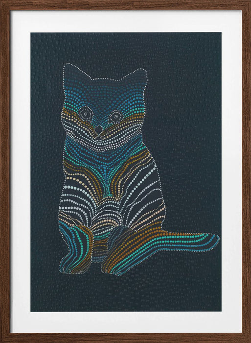 Meow Meow Framed Art Modern Wall Decor