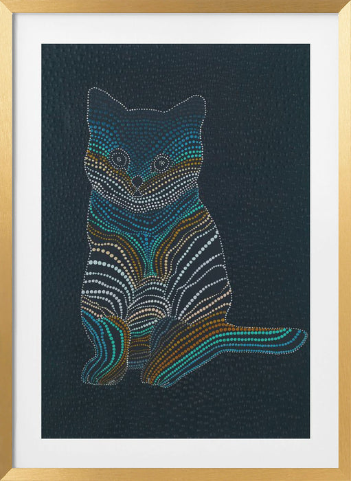 Meow Meow Framed Art Modern Wall Decor