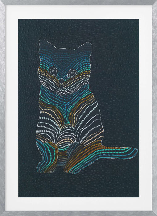 Meow Meow Framed Art Modern Wall Decor