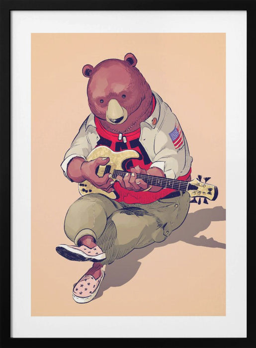 Technical Bear Framed Art Wall Decor