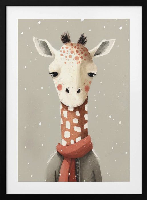 Giraffe 1 Framed Art Modern Wall Decor