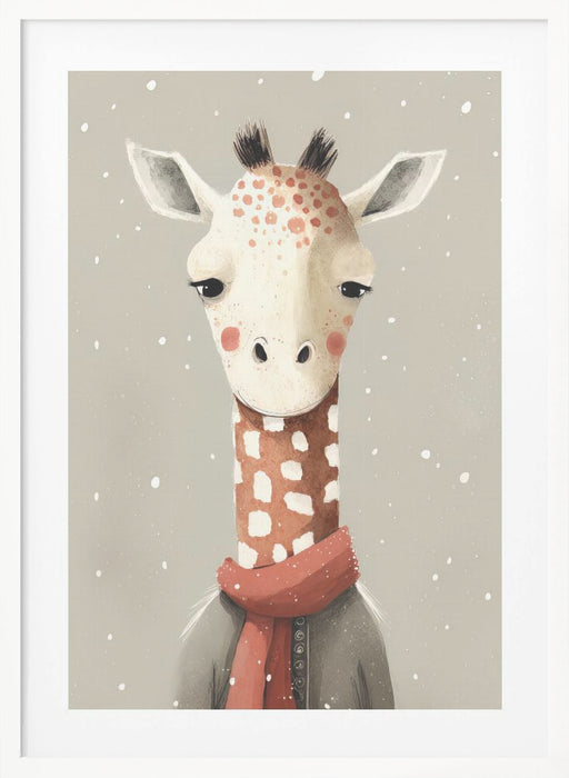 Giraffe 1 Framed Art Modern Wall Decor