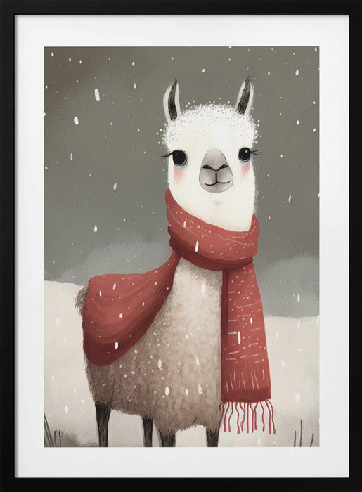 Lama 1 Framed Art Modern Wall Decor