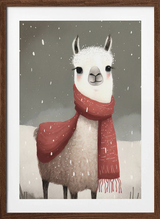 Lama 1 Framed Art Modern Wall Decor