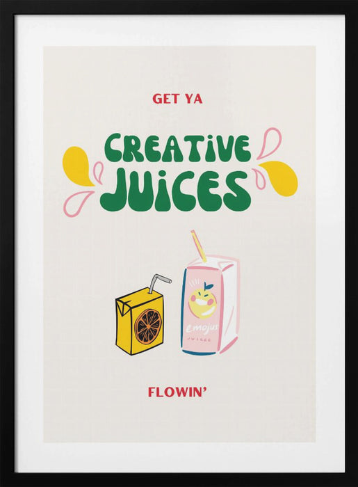 Creative Juices Print Framed Art Wall Decor