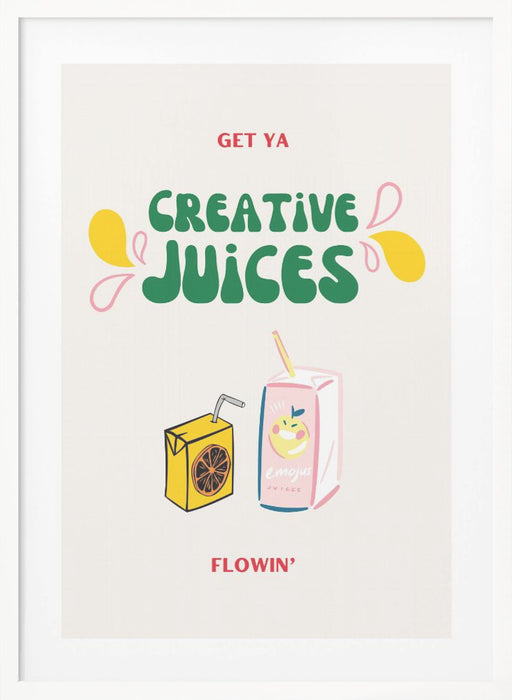 Creative Juices Print Framed Art Wall Decor