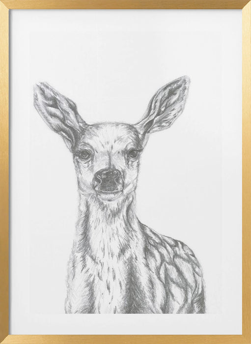 Deer Framed Art Wall Decor