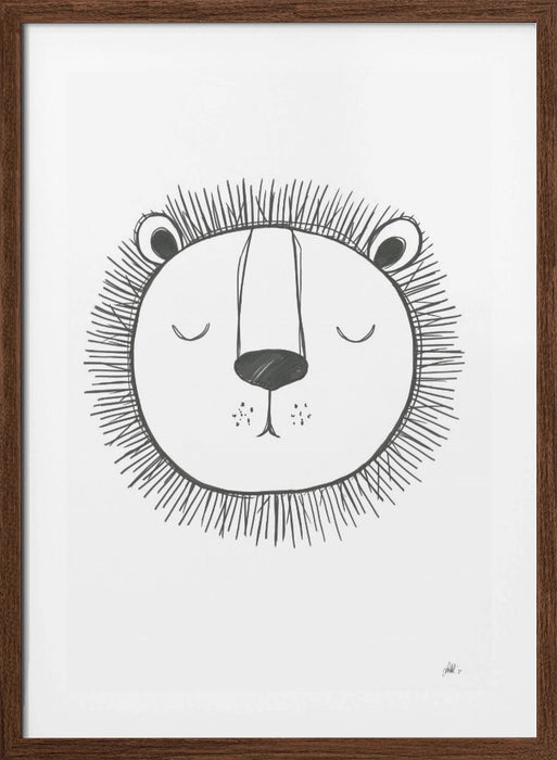 Lion Framed Art Wall Decor