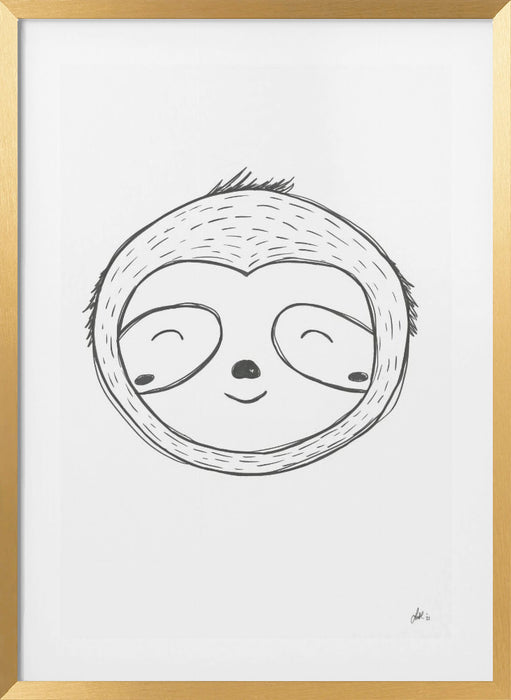 Sloth Framed Art Wall Decor