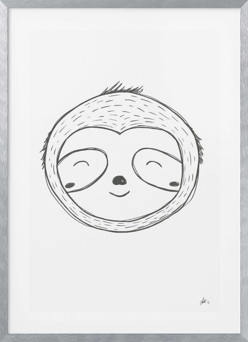 Sloth Framed Art Wall Decor