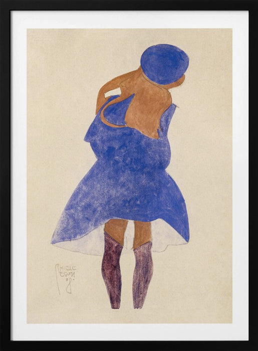 Standing Girl, Back View 1908 Framed Art Modern Wall Decor