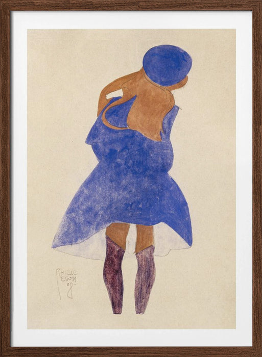 Standing Girl, Back View 1908 Framed Art Modern Wall Decor