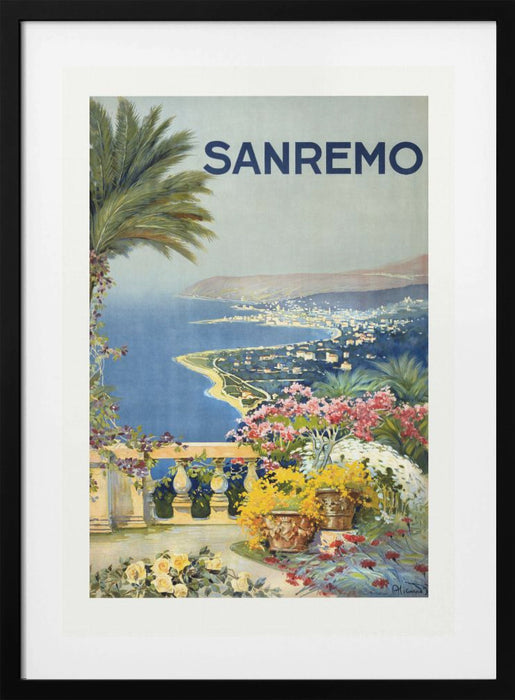 Sanremo : Alicandri Roma Framed Art Modern Wall Decor