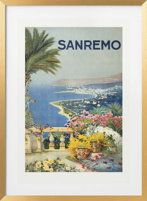 Sanremo : Alicandri Roma Framed Art Modern Wall Decor