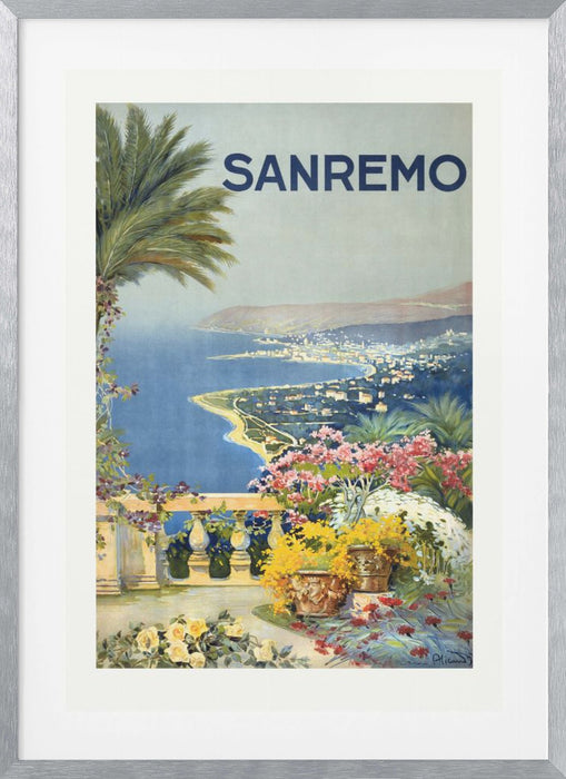 Sanremo : Alicandri Roma Framed Art Modern Wall Decor