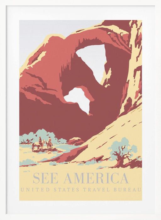 See America Poster Framed Art Modern Wall Decor