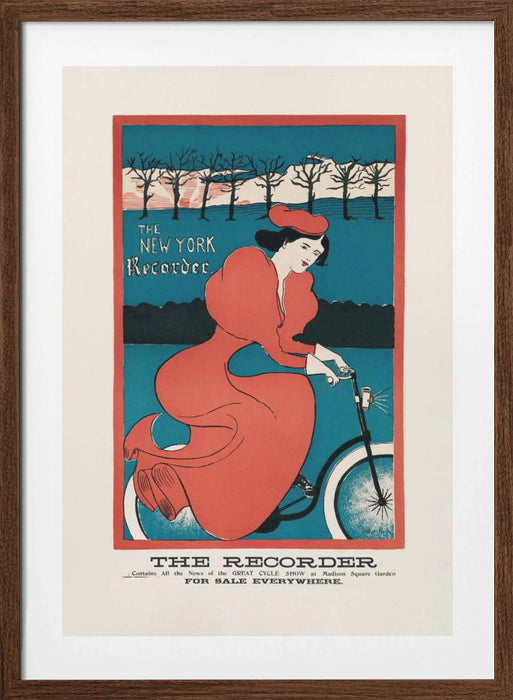 The New York Recorder (1895) By G. F. Scotson Clark Framed Art Modern Wall Decor