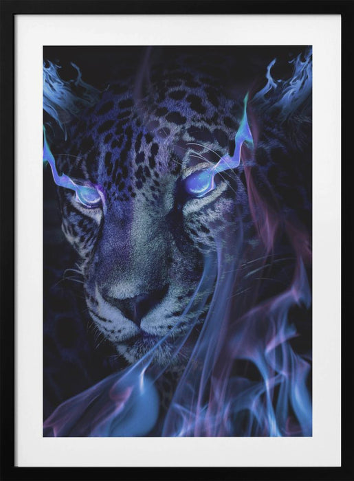 Mystical Tiger Darkness Framed Art Wall Decor