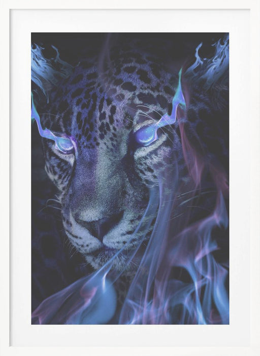 Mystical Tiger Darkness Framed Art Wall Decor