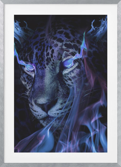 Mystical Tiger Darkness Framed Art Wall Decor