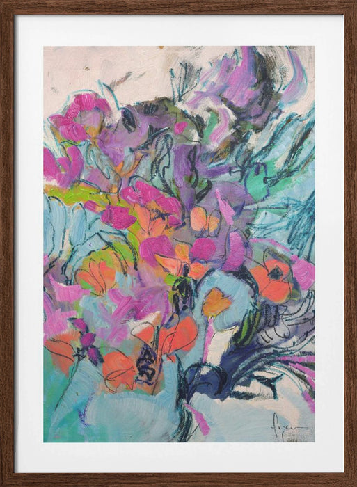 Df840flourish Framed Art Wall Decor