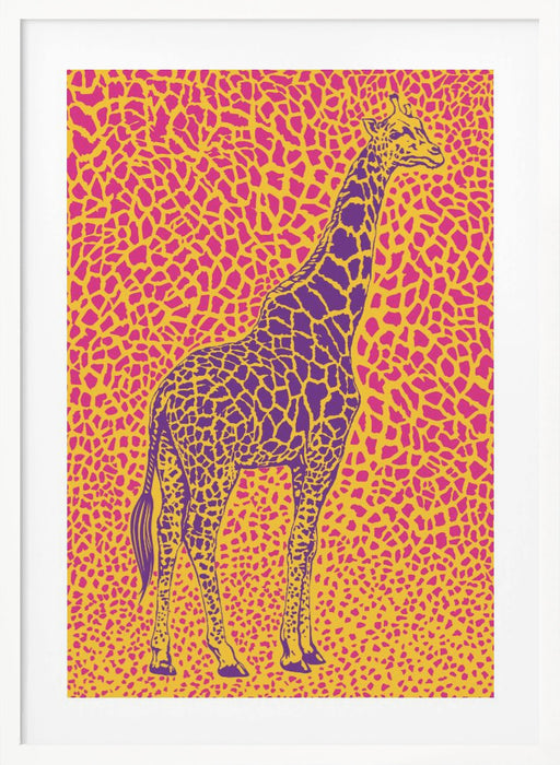 Giraffe Majestic Framed Art Wall Decor