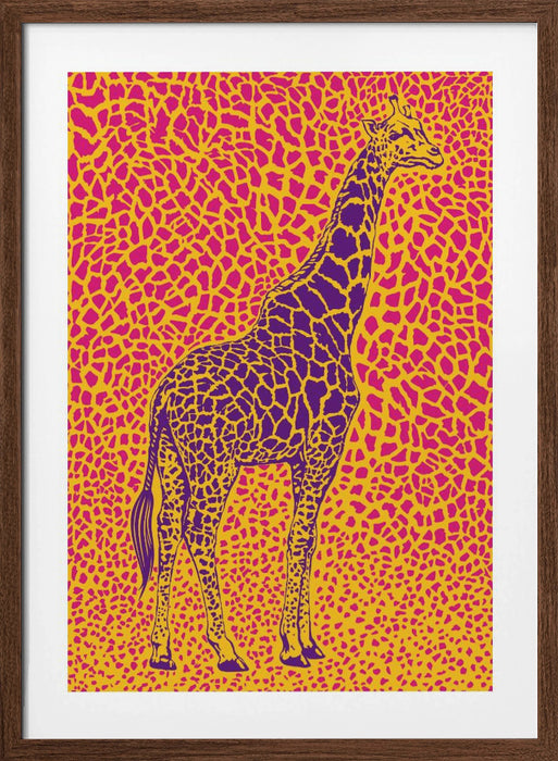 Giraffe Majestic Framed Art Wall Decor