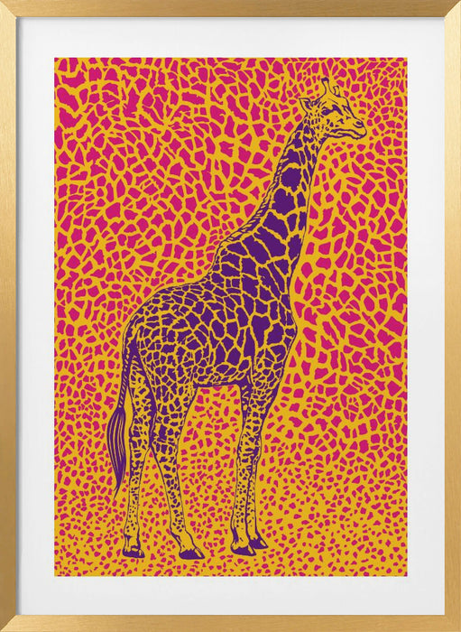 Giraffe Majestic Framed Art Wall Decor