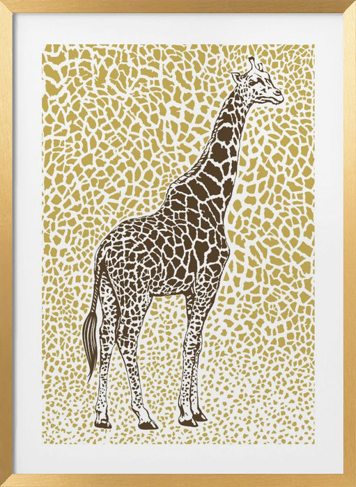 The Majestic Giraffe Framed Art Modern Wall Decor