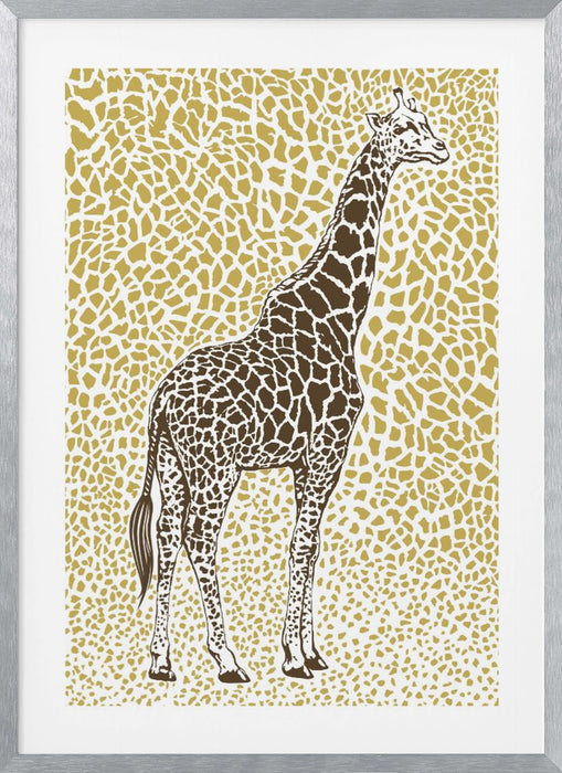 The Majestic Giraffe Framed Art Modern Wall Decor