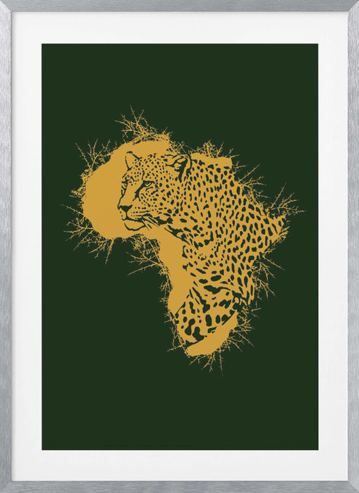 Leopard Africa Thorns Framed Art Wall Decor