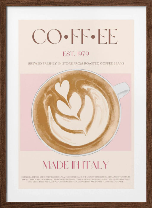 Coffee Framed Art Wall Decor