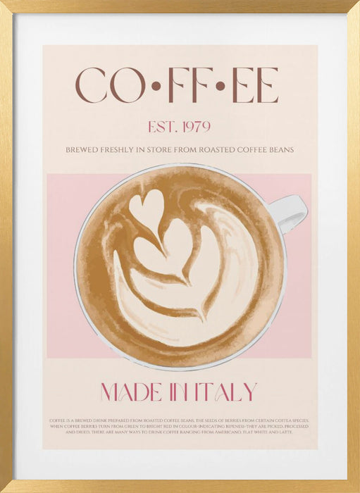 Coffee Framed Art Wall Decor