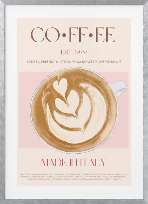 Coffee Framed Art Wall Decor