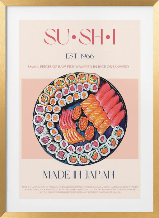 Sushi Framed Art Wall Decor