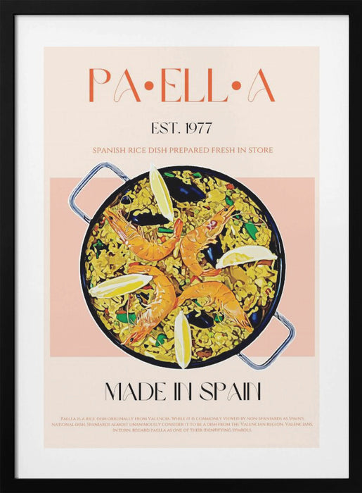 Paella Framed Art Wall Decor