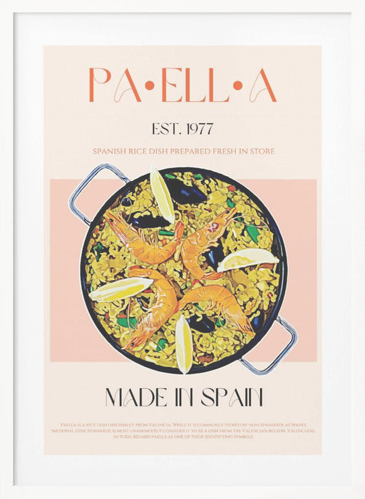 Paella Framed Art Wall Decor