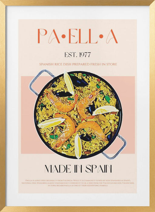 Paella Framed Art Wall Decor