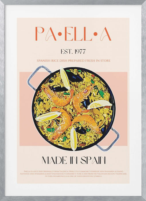 Paella Framed Art Wall Decor