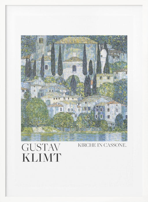 Kirche In Cassone (1913) Poster Framed Art Wall Decor