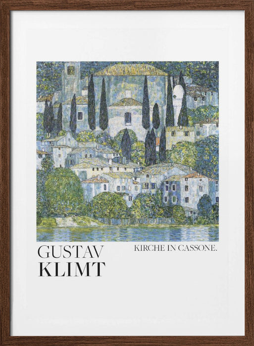 Kirche In Cassone (1913) Poster Framed Art Wall Decor