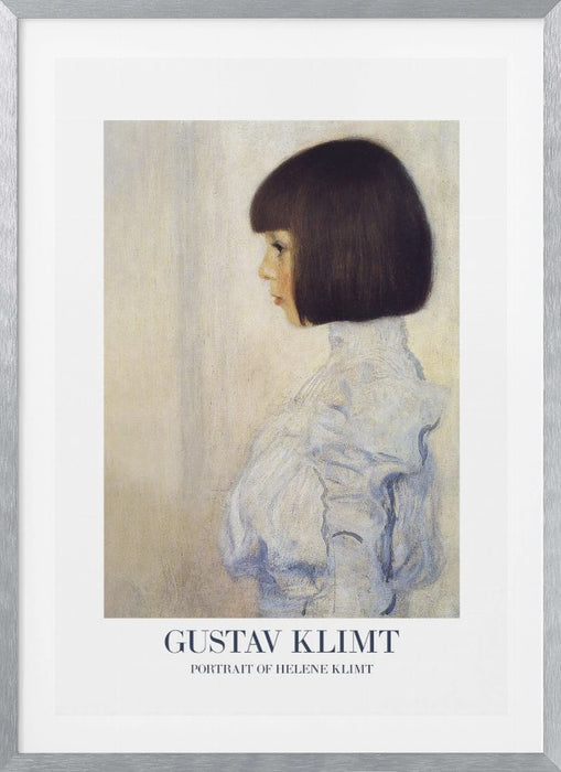 Portrait of Helene Klimt (1898) Poster Framed Art Wall Decor