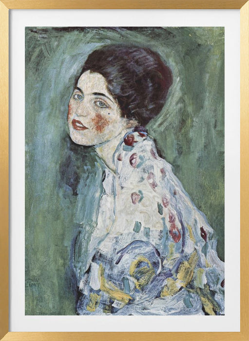 Porträt Einer Dame (1916–1917) Framed Art Wall Decor