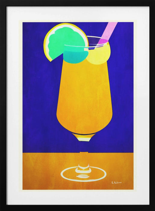 Pina Colada Framed Art Wall Decor