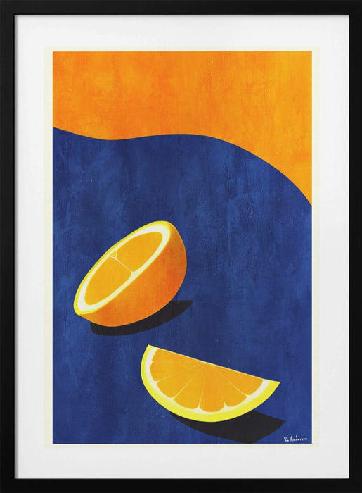 Petit Déjeuner, Deux Oranges Framed Art Wall Decor