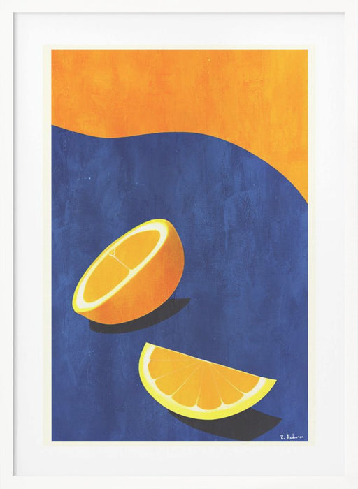 Petit Déjeuner, Deux Oranges Framed Art Wall Decor