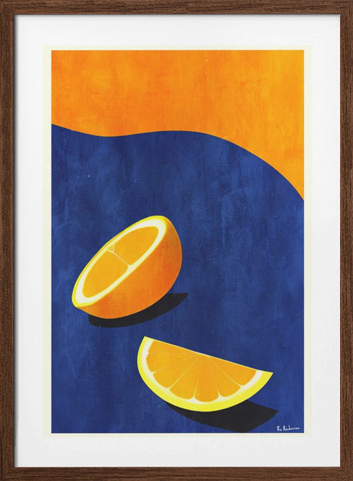 Petit Déjeuner, Deux Oranges Framed Art Wall Decor