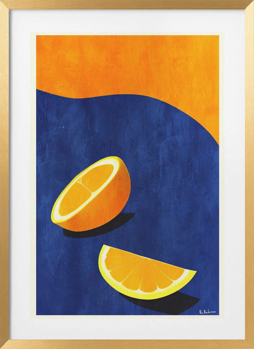 Petit Déjeuner, Deux Oranges Framed Art Wall Decor